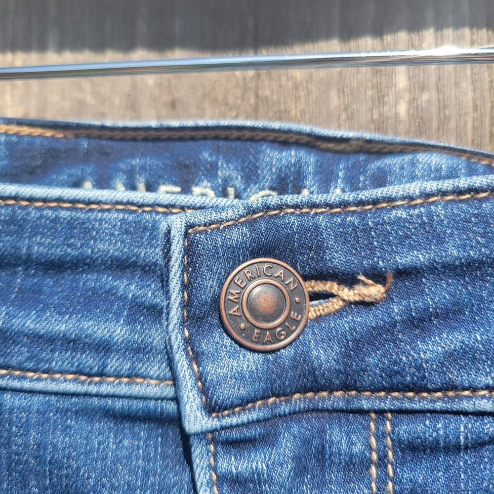 American Eagle Highest Rise Jegging Womens 16 R Plus Next Level Stretch Denim - Picture 9 of 9